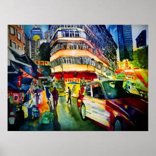 Poster Une nuit à hong kong