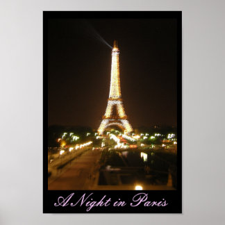 Poster Une nuit à Paris