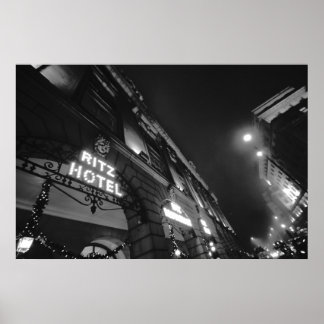 Poster Une nuit au Ritz