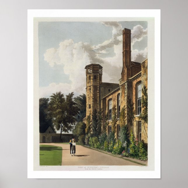 Poster Une partie du St. Peter's College (Peterhouse) de (Devant)