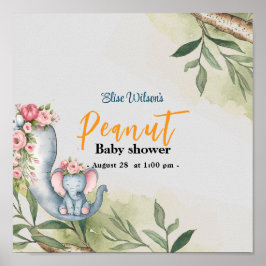 Poster Une petite cacahuète est en route