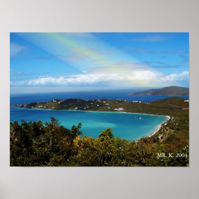 POSTER UNE PLAGE DANS LES ÎLES (Devant)
