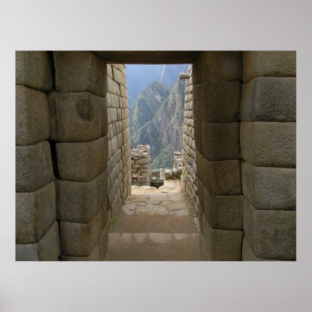 Poster Une Porte De Machu Picchu (Devant)
