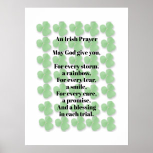 Poster Une prière irlandaise
