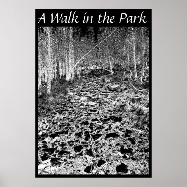 Poster Une promenade dans le parc (Devant)