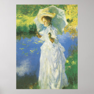 Poster Une promenade de matin, John Singer Sargent