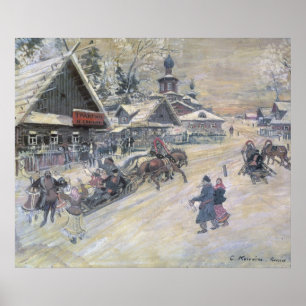 Poster Une promenade festive, Russie