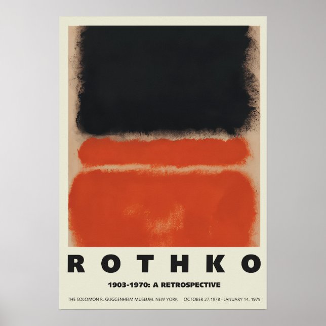 Poster Une Rétrospective 2 (Devant)
