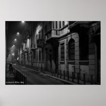 Poster : Une rue à Milan, Italie