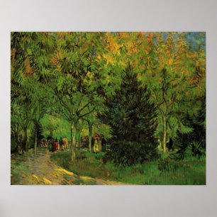 Poster Une ruelle dans le jardin public d'Arles