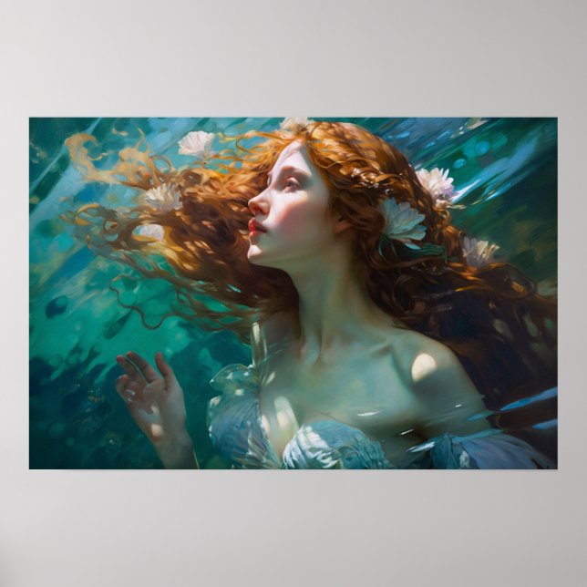 Poster Une sirène curieuse (Devant)
