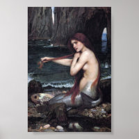 Une Sirène John William Waterhouse Mythologique
