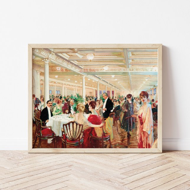 Poster Une soirée | Victor Gabriel Gilbert (Créateur téléchargé)