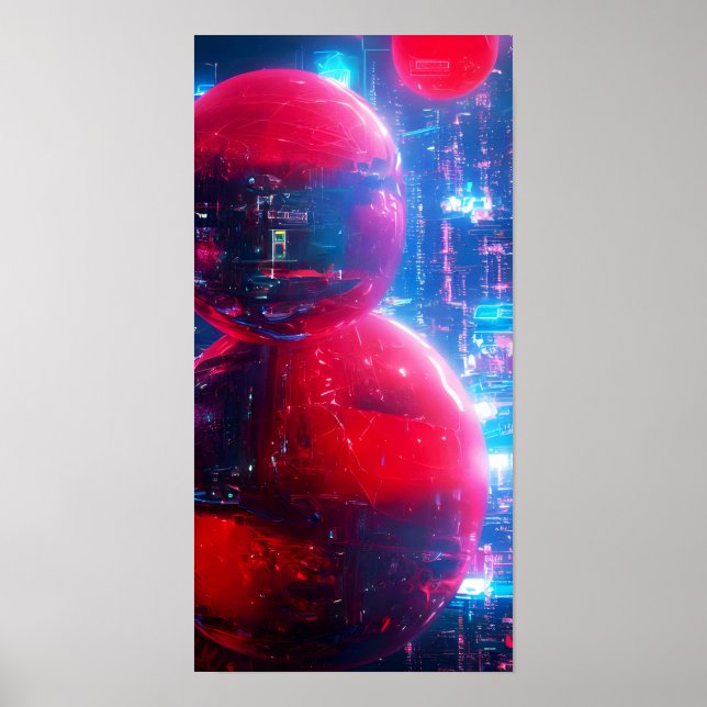 Poster Une sphère rouge 57 - A.I. (Devant)