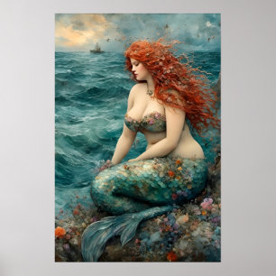 Poster Une superbe sirène