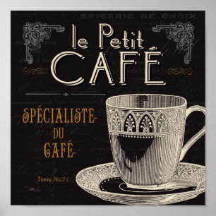 Poster Une tasse de café contemporaine