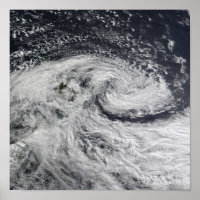 Une tempête au-dessus de la Nouvelle-Zélande