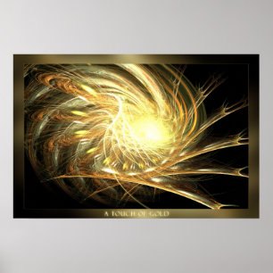 Poster Une touche d'or