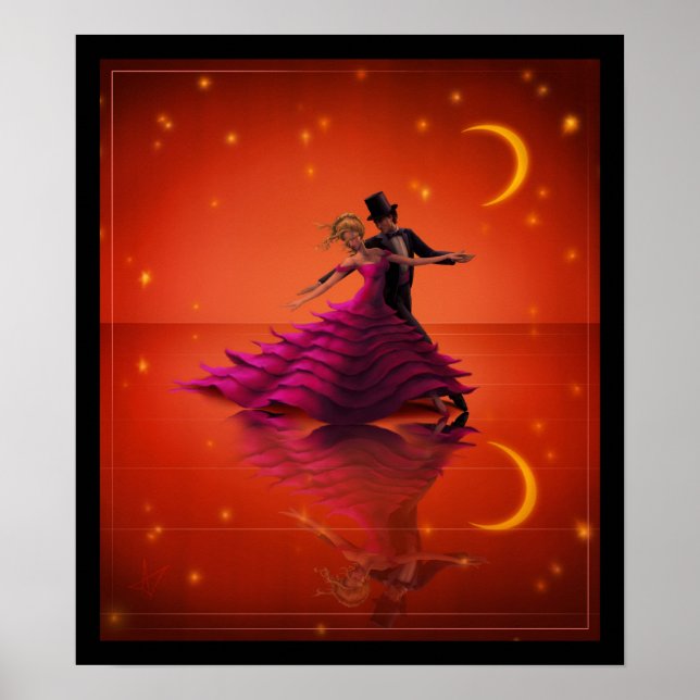 Poster Une valse rouge (Devant)