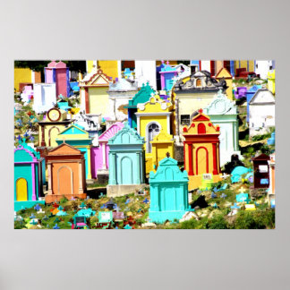 Poster Une voie colorée