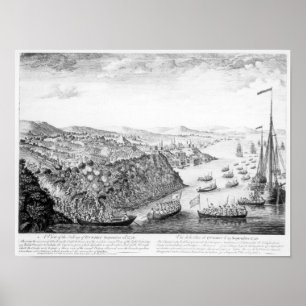 Poster Une vue de la prise du Québec