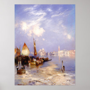 Poster Une vue de Venise par Thomas Moran