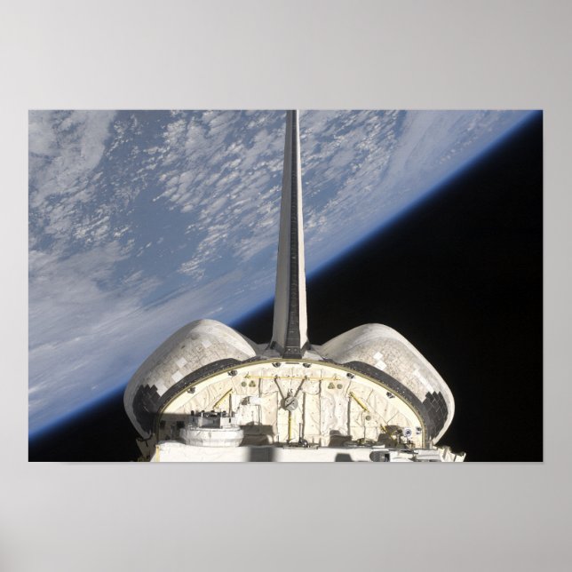 Poster Une vue partielle de Space Shuttle Endeavor (Devant)