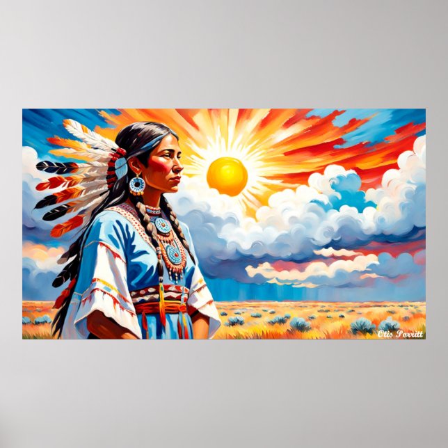 Poster Unelanuhi-La Déesse du Soleil 4 (Devant)