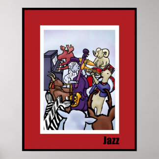 Poster Ungulate Jazz Band