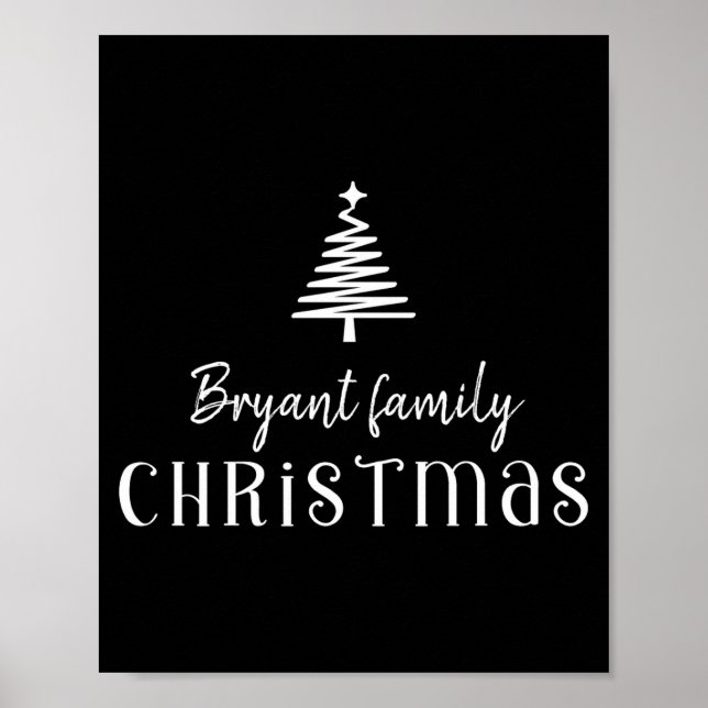 Poster Uni Kids Family Christmas Tree Green  (Devant)