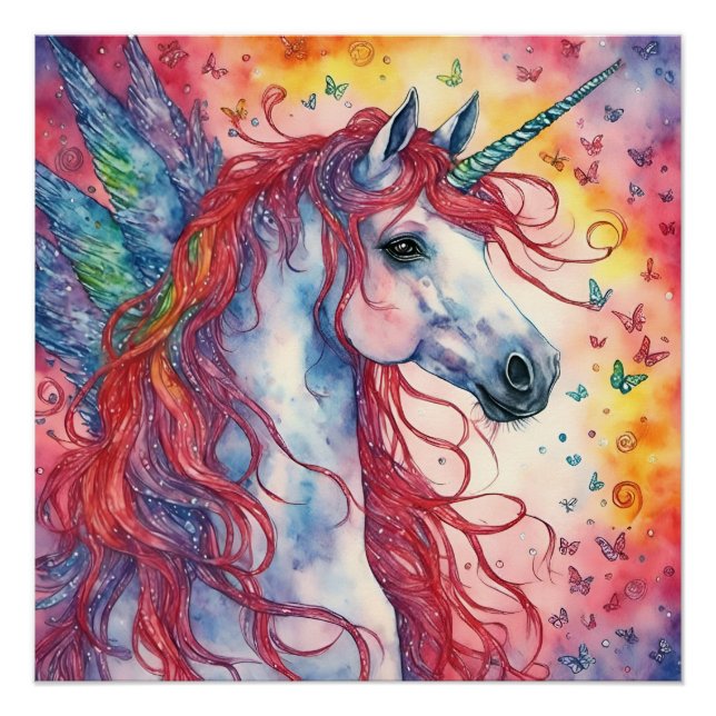 Poster Unicorn Pegasus (Devant)