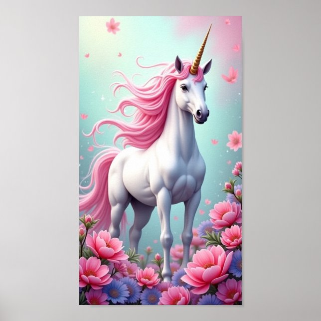 Poster Unicorne (Devant)