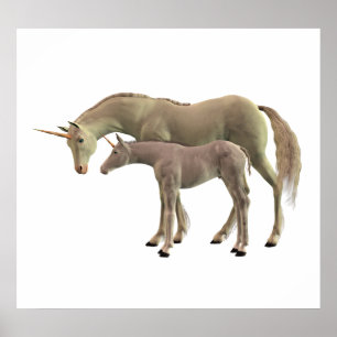 Poster Unicornes