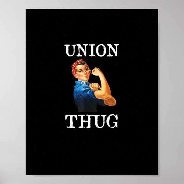 Poster Union Forte Et Solidarité Et Union Thug (Devant)