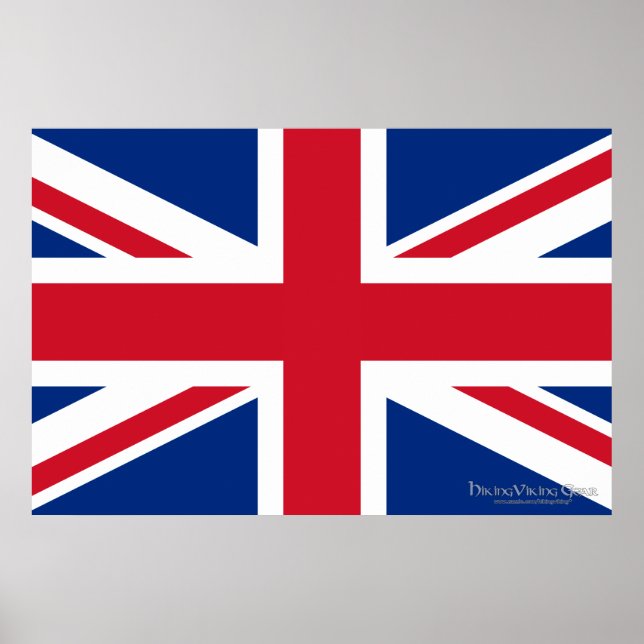 Poster Union Jack Royaume-Uni (Devant)