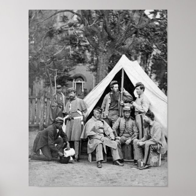 Poster Union Soldats de guerre civile dans le portrait de (Devant)
