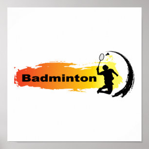 Poster Unique Badminton
