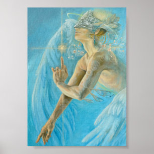 Poster Unique Chamuel archangel oeuvre d'amour divine