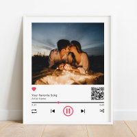 Unique Couple Personnalisé QR Code N'Importe Quell
