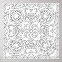 Unique Doodle Floral Art 2