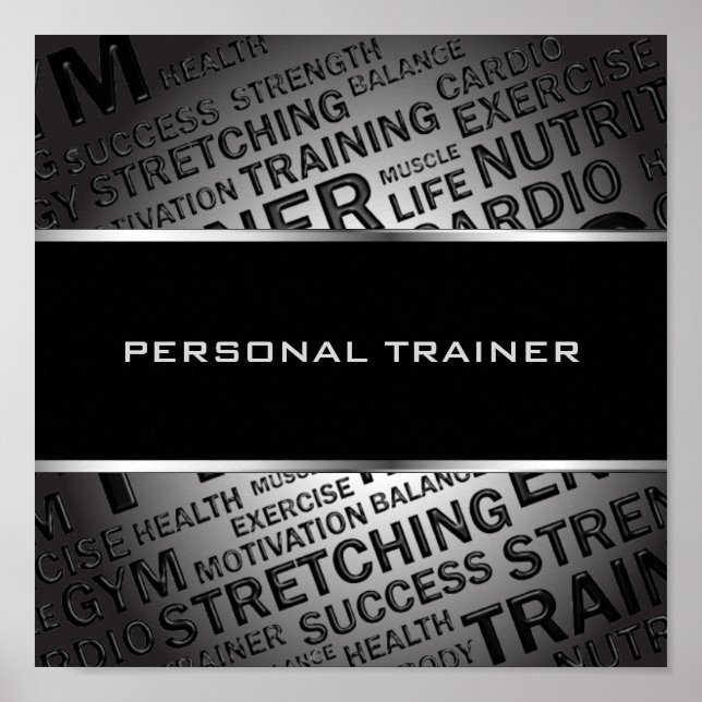 Poster unique du formateur personnel (Devant)