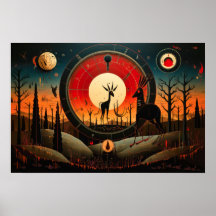 Unique Kokopelli Abstrait