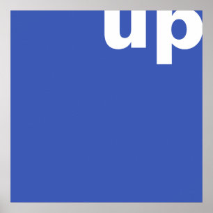 Poster Uniquement Arrière - plan couleur - bleu + vos idé