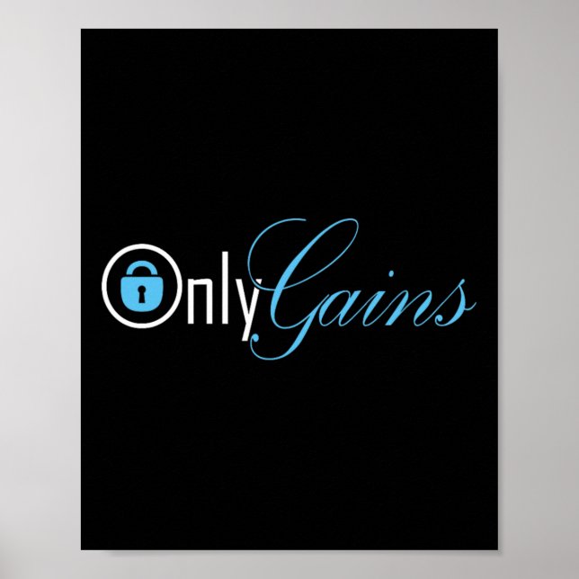 Poster Uniquement Gains Fitness Studio 1 (Devant)