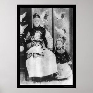 Poster Unité centrale chinoise YI d'empereur avec le père