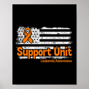 Poster Unité de soutien de la leucémie Indicateur Cancer 