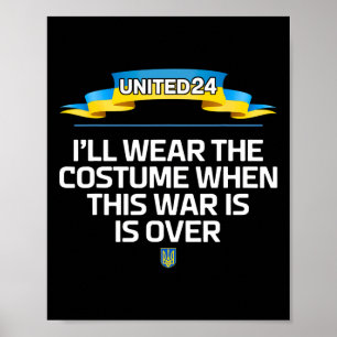 Poster United24 Ukraine Je Porterai Le Costume Quand La G