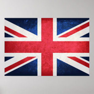 Poster United Kingdom Flag