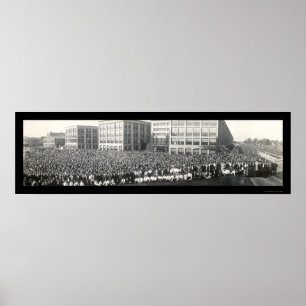 Poster United Shoe Beverly MA Photo 1911