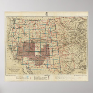 Poster United States Geographical Surveys